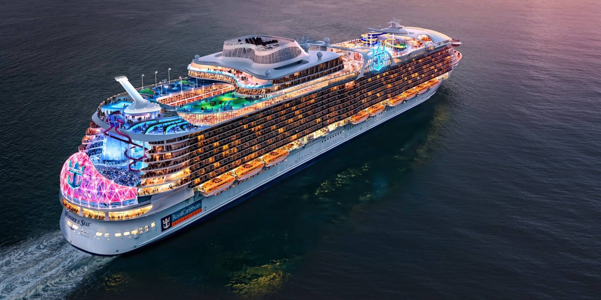 Royal Caribbean construye el crucero más grande del mundo y así se ve